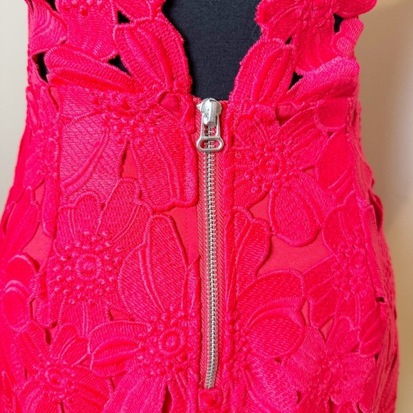 Saylor x Free People Jessa Floral Lace Dress S - Picture 10 of 13